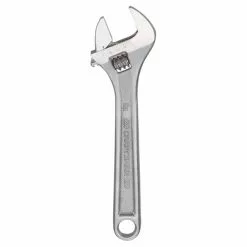CRAFTSMAN Steel Adjustable Wrench with Jaws - 8''