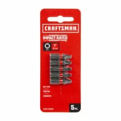 Craftsman Screwdriver Bits - Square #2 - 1-in - Pack of 5 -Craftsman Sales Shop 00276736c L