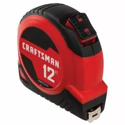 CRAFTSMAN Self-Locking Measuring Tape - 12' - Red -Craftsman Sales Shop 00276743c L