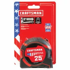 CRAFTSMAN PRO-LOCK Measuring Tape - 1.25'' x 25' - Black/Red -Craftsman Sales Shop 00276744c L