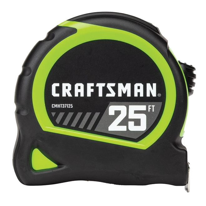 CRAFTSMAN High Visibility Measuring Tape - 25' 1 CRAFTSMAN High Visibility Measuring Tape - 25'