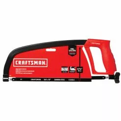 CRAFTSMAN Solid Frame Hacksaw - 12'' - Red and Black -Craftsman Sales Shop 00276747c L