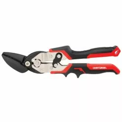 Craftsman Aviation Snips - 10-in - Offset Left Cut - Red