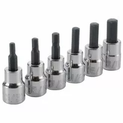 CRAFTSMAN Hex Bit Socket Set - 3/8" - SAE - 6 Pieces