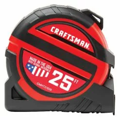 CRAFTSMAN Magnetic PRO-13 Measuring Tape - 1.25'' x 25' - Red