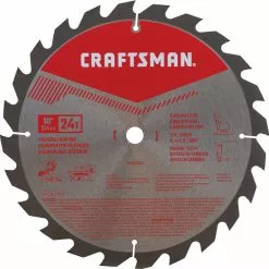 Craftsman Circular Rip Saw Blade - 10-in Dia - 24T - ATB Grind Geometry - Carbide Teeth