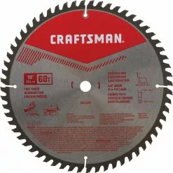 Craftsman Circular Saw Blade - Carbide - Fine Finish - 60 Teeth - 10-in dia