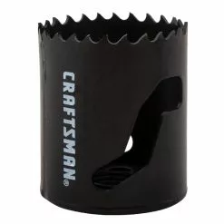 Craftsman Hole Saw - 1 3/4-in Dia - Bi-Metal - Non-Arboured - Black