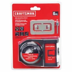 Craftsman Door Lock Installation Kit - 6-Piece Set - Bi-Metal - Arboured -Craftsman Sales Shop 00276832e L