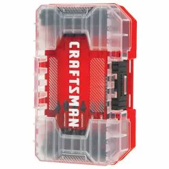 Craftsman Impact Rated 29-Piece Screwdriver Bit Set - Hard Protective Case - Hex Shank