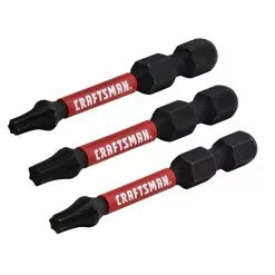 Craftsman Impact Rated Torx Screwdriver Bits - 1-in - S2 Modified Steel - Pack of 3 -Craftsman Sales Shop 00276837c L
