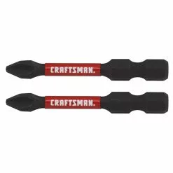 Craftsman Impact Rated Phillips Screwdriver Bit Set - 2-in x 1/4-in - Pack of 2