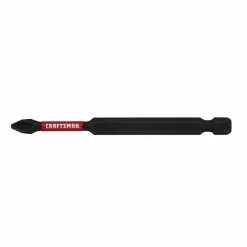 Craftsman Impact Rated Phillips Screwdriver Bit - 3 1/2-in x 1/4-in - Black Oxide High-Speed Steel