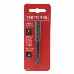 Craftsman Impact Rated Screwdriver Bit Holder - 3-in - Hex Shank - Magnetic 5 Craftsman Impact Rated Screwdriver Bit Holder - 3-in - Hex Shank - Magnetic -Craftsman Sales Shop 00276860c L