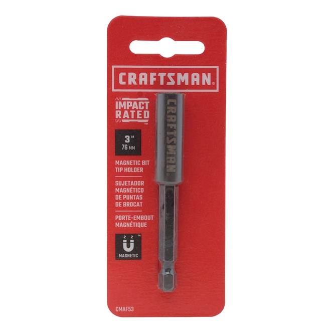 Craftsman Impact Rated Screwdriver Bit Holder - 3-in - Hex Shank - Magnetic 3 Craftsman Impact Rated Screwdriver Bit Holder - 3-in - Hex Shank - Magnetic - Image 3