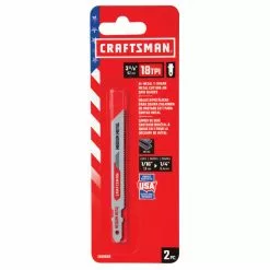 Craftsman T-Shank Jigsaw Blades - 18 TPI - Bi-Metal - 2 Per Pack - 4-in L -Craftsman Sales Shop 00276868c L