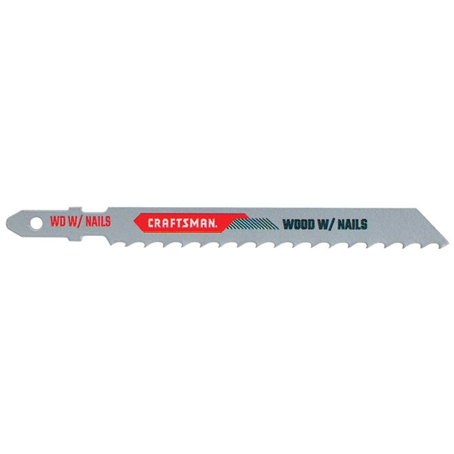 Craftsman T-Shank Jigsaw Blades - 6 TPI - Bi-Metal - 2 Per Pack - 4-in L 1 Craftsman T-Shank Jigsaw Blades - 6 TPI - Bi-Metal - 2 Per Pack - 4-in L