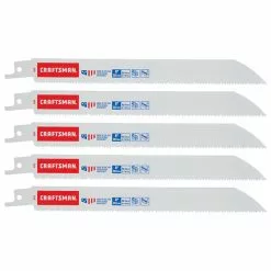 CRAFTSMAN Reciprocating Saw Blade - Bi-Metal - 8" x 50 TPI - 5/PK