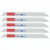Craftsman Reciprocating Cutting Blade - Bi-Metal - 8-in L - 18 TPI - Straight Back - 5 Per Pack