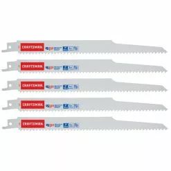 Craftsman Bi-Metal Reciprocating Saw Blade - 9-in L - 56 TPI - 5 Per Pack