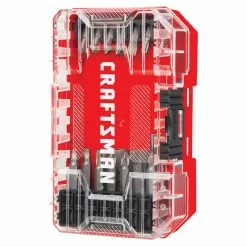 Craftsman 19-Pc Screwdriver Bit Set - CNC-Machined Tip - Hex Shank - Steel - Storage Case -Craftsman Sales Shop 00276889c L