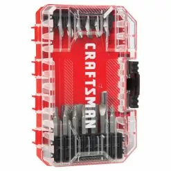 Craftsman 19-Pc Screwdriver Bit Set - CNC-Machined Tip - Hex Shank - Steel - Storage Case -Craftsman Sales Shop 00276889e L