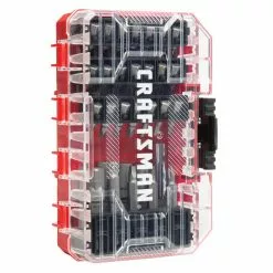 Craftsman 38-pc Screw Driver Bit Set - CNC-Machined Tip - Hex Shank - Steel - Hard Storage Case -Craftsman Sales Shop 00276890c L