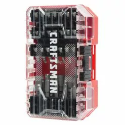 Craftsman 38-pc Screw Driver Bit Set - CNC-Machined Tip - Hex Shank - Steel - Hard Storage Case -Craftsman Sales Shop 00276890d L