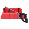 CRAFTSMAN Mitre Box with Saw - 12" - Red and Black