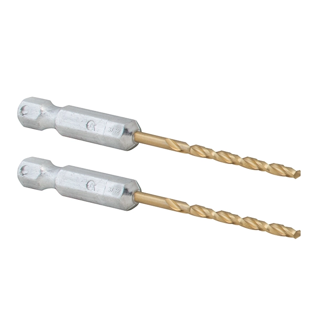 Craftsman Jobber Length Drill Bit - Titanium - Hex Shanks - 3/32-in Dia 2 Craftsman Jobber Length Drill Bit - Titanium - Hex Shanks - 3/32-in Dia - Image 2