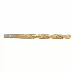 Craftsman Titanium Twist Drill Bit - 5-16-in Dia x 4 1/2-in L - 135° Split Point Tip - Hex Shank