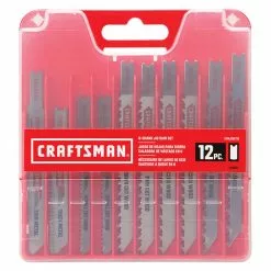 Craftsman Jigsaw Blade Kit - U-Shank - High-Carbon Steel - Set of 12 -Craftsman Sales Shop 00276922c L