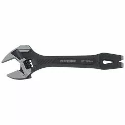 CRAFTSMAN Adjustable Wrench - 10" - Steel - Demolition - Black Oxide Finish