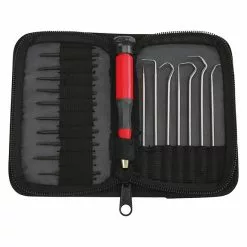 CRAFTSMAN Precision Tool Set - Multi-Bits - Black and Red - 18/Pack