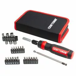 CRAFTSMAN Ratcheting Screwdriver Set - Multi-Bits - 26/Pack