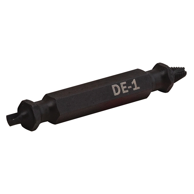 Craftsman DoubleLok Double-Ended Screw Extractor - #1 1/4-in L Shank - M2 High-Speed Steel - Quick Change 1 Craftsman DoubleLok Double-Ended Screw Extractor - #1 1/4-in L Shank - M2 High-Speed Steel - Quick Change