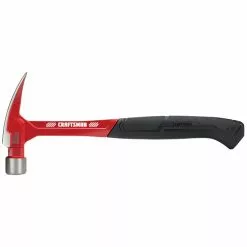 CRAFTSMAN Hammer - General Purpose - Steel - 20 oz - Red and Black
