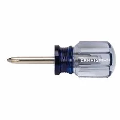 CRAFTSMAN Steel Phillips Screwdriver - #2 x 1-1/2" - Blue and Clear