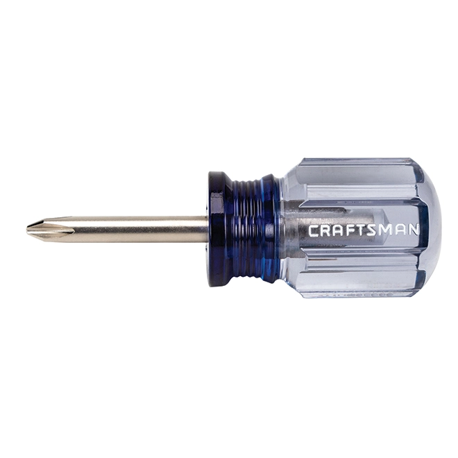 CRAFTSMAN Steel Phillips Screwdriver - #2 x 1-1/2" - Blue and Clear 1 CRAFTSMAN Steel Phillips Screwdriver - #2 x 1-1/2" - Blue and Clear