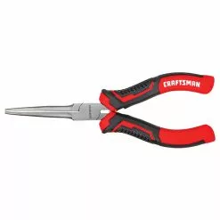 CRAFTSMAN Long-Nose Pliers - 5" - Mini - Steel - Red and Black