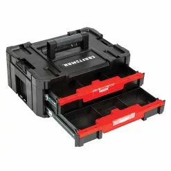 CRAFTSMAN Double-Drawer Tool Unit - Black and Red -Craftsman Sales Shop 00276990c L