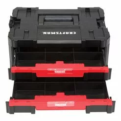 CRAFTSMAN Double-Drawer Tool Unit - Black and Red -Craftsman Sales Shop 00276990d L