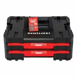 CRAFTSMAN Double-Drawer Tool Unit - Black and Red -Craftsman Sales Shop 00276990e L