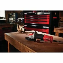 Craftsman 4 1/2-in Corded Small Angle Grinder - 7.5-Amp Motor - 12000 RPM - Slide Switch - Adjustable Side Handle -Craftsman Sales Shop 00276993e L