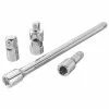 CRAFTSMAN Accessory Set - Chrome - 1/4" - 4 Pieces