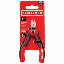 CRAFTSMAN Mini diagonal Pliers - Bimaterial - 4.5'' 5 CRAFTSMAN Mini diagonal Pliers - Bimaterial - 4.5'' -Craftsman Sales Shop 00277005c L