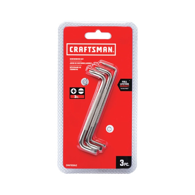 CRAFTSMAN 3-Piece Steel Screwdriver Set 2 CRAFTSMAN 3-Piece Steel Screwdriver Set - Image 2