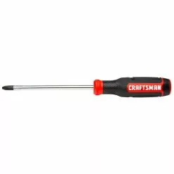 CRAFTSMAN Crosstip Screwdriver - Bi-Material - #3 x 6" - Red and Black