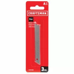 Craftsman Replacement Snap-Off Utility Blade - 9 mm - 3-Pack -Craftsman Sales Shop 00277027c L