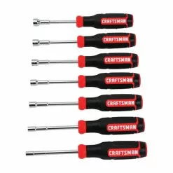 CRAFTSMAN Nut Driver Set - 1/4'' - Black/Red - 7 pieces